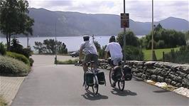 Leaving Stavanger at Mariero, on the North Sea Cycle Route, 4.9 miles from Stavanger hostel
